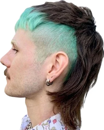 Asymmetrical Mullet Fade