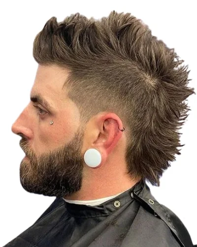 Mohawk Mullet Fade