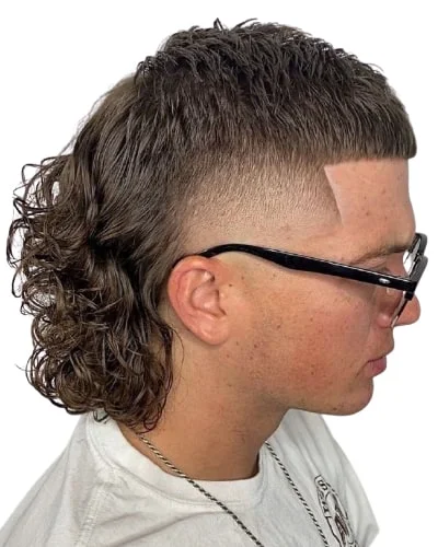 Taper Fade Mullet