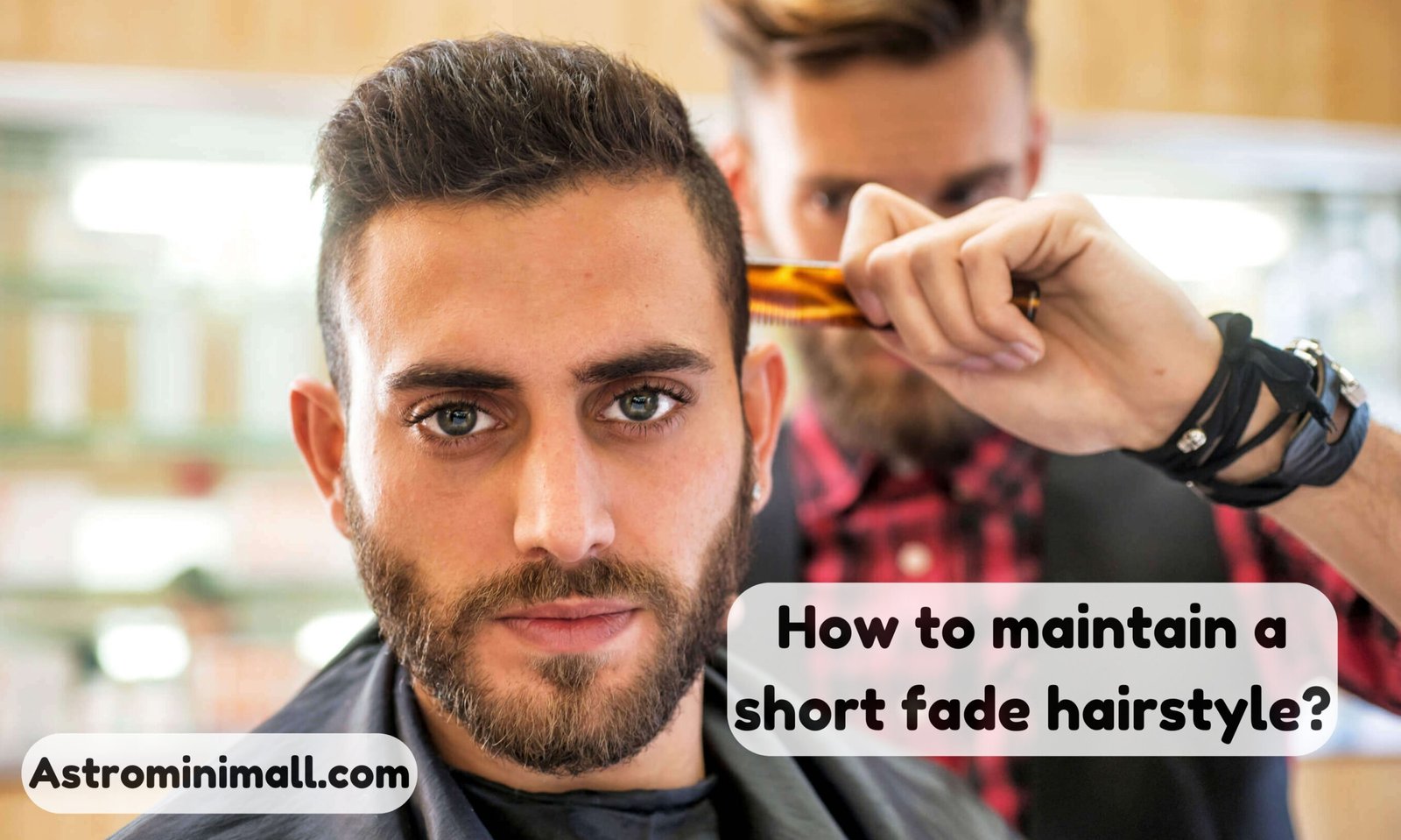 Maintain A Short Fade Hairstyle