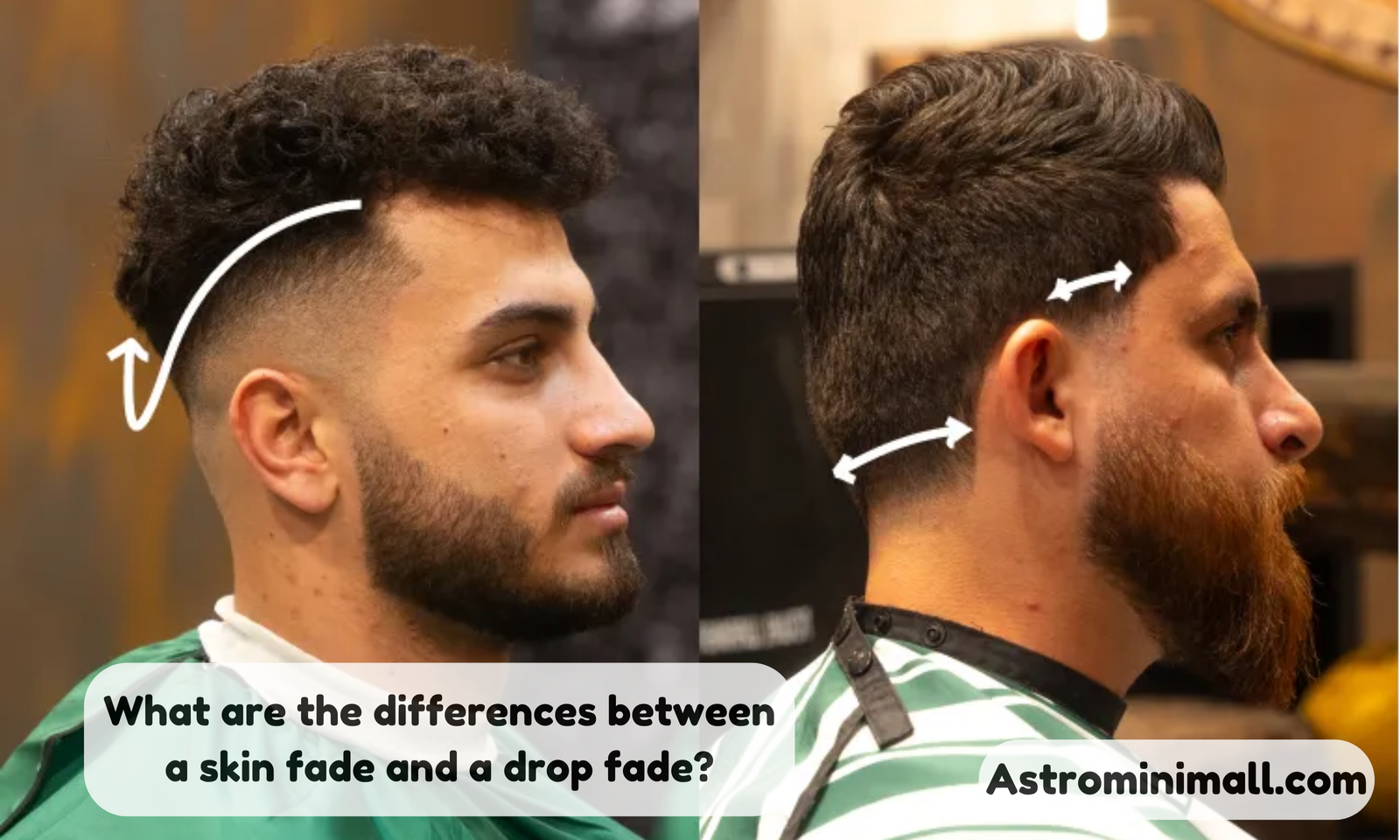 Differences Between A Skin Fade And A Drop Fade